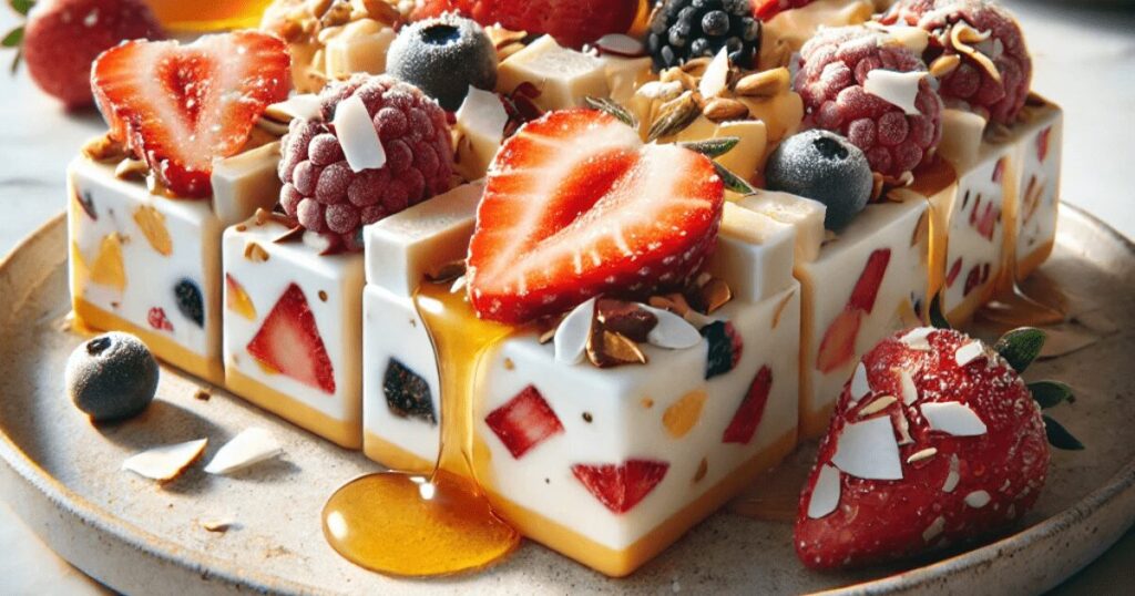 low calorie recipes - frozen yogurt barks - perfect for cravings