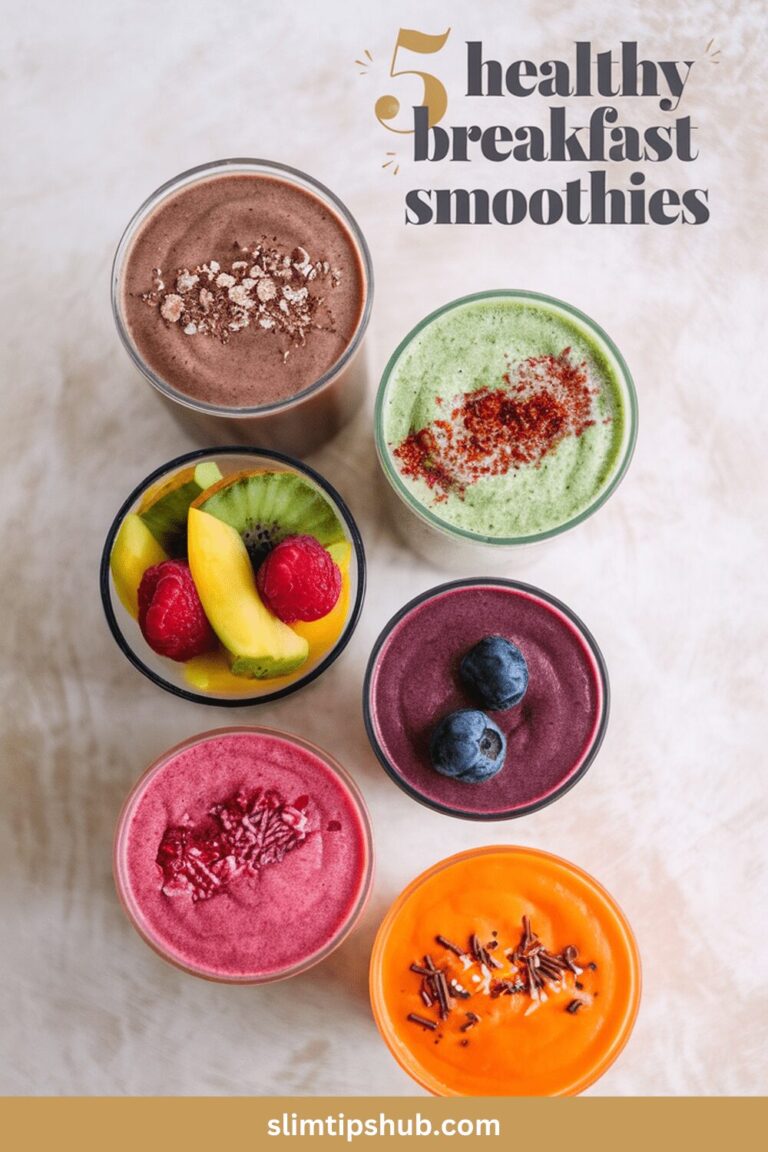 5 Healthy Smoothies for Breakfast to Power Your Morning