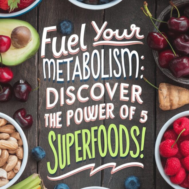 Unlocking Wellness: Metaboost 5 Metabolism Boosting Foods for Vitality