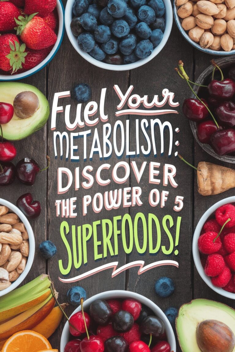 Unlocking Wellness: Metaboost 5 Metabolism Boosting Foods for Vitality